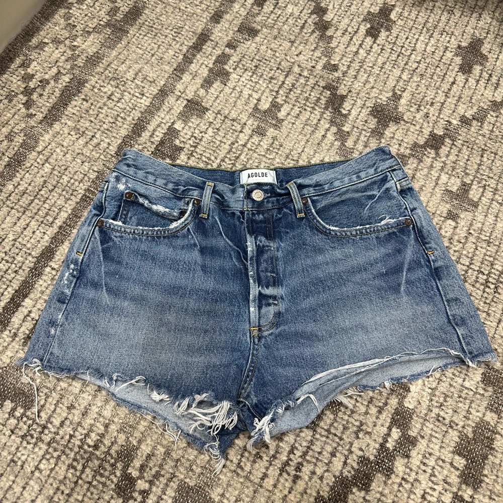 Agolde Parker Vintage Cut Off in Swapmeet Dark